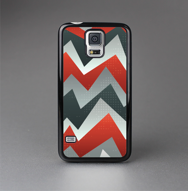 The Abstract ZigZag Pattern v4 Skin-Sert Case for the Samsung Galaxy S5