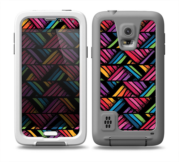 The Abstract Zig Zag Color PatternSkin Samsung Galaxy S5 frē LifeProof Case