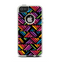 The Abstract Zig Zag Color Pattern Apple iPhone 5-5s Otterbox Commuter Case Skin Set