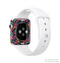 The Abstract Zig Zag Color Pattern Full-Body Skin Kit for the Apple Watch