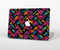 The Abstract Zig Zag Color Pattern Skin Set for the Apple MacBook Pro 13" with Retina Display