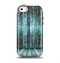 The Aged Blue Victorian Striped Wall Apple iPhone 5c Otterbox Symmetry Case Skin Set