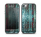 The Aged Blue Victorian Striped Wall Skin Set for the iPhone 5-5s Skech Glow Case