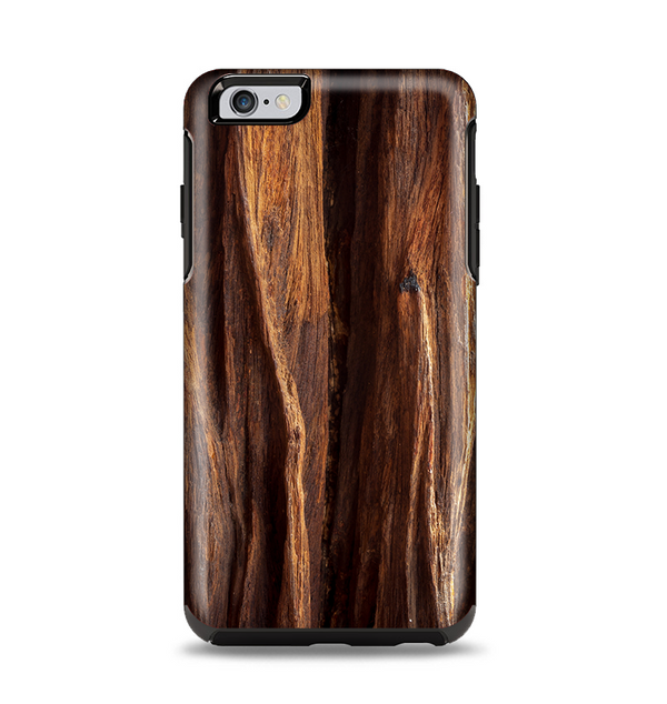 The Aged RedWood Texture Apple iPhone 6 Plus Otterbox Symmetry Case Skin Set