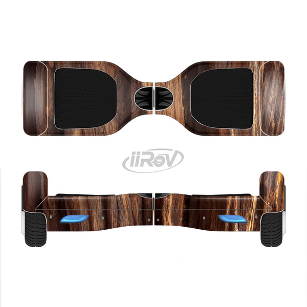 The Aged RedWood Texture Full-Body Skin Set for the Smart Drifting SuperCharged iiRov HoverBoard