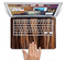 The Aged RedWood Texture Skin Set for the Apple MacBook Air 13"