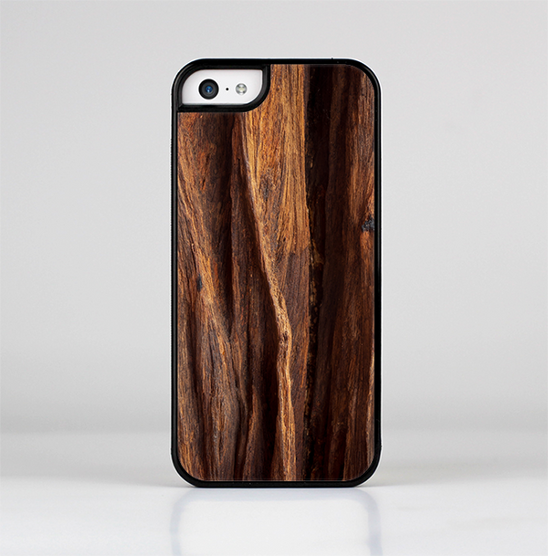 The Aged RedWood Texture Skin-Sert Case for the Apple iPhone 5c