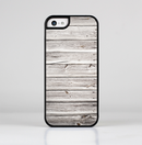 The Aged White Wood Planks Skin-Sert Case for the Apple iPhone 5c