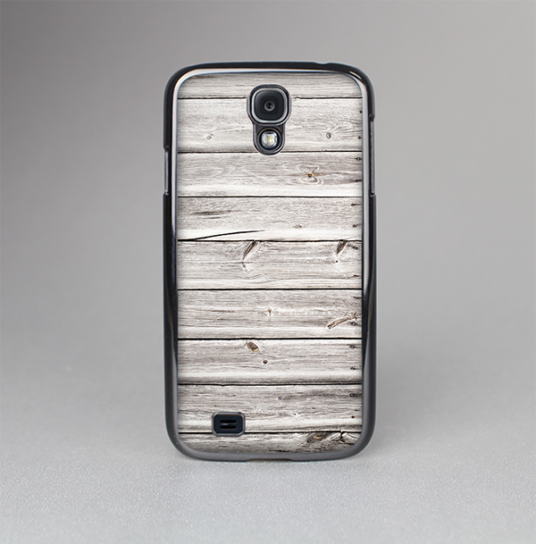 The Aged White Wood Planks Skin-Sert Case for the Samsung Galaxy S4