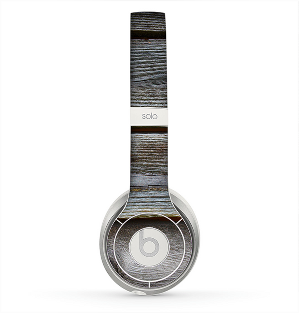 The Aged Wood Planks Skin for the Beats by Dre Solo 2 Headphones
