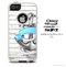The Anchor On White Wood Skin For The iPhone 4-4s or 5-5s Otterbox Commuter Case
