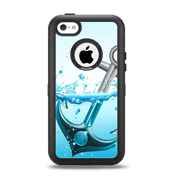 The Anchor Splashing Apple iPhone 5c Otterbox Defender Case Skin Set