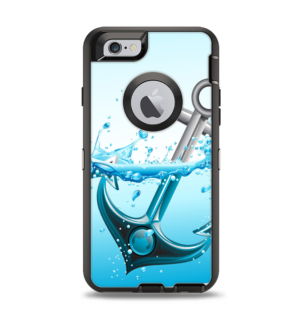 The Anchor Splashing Apple iPhone 6 Otterbox Defender Case Skin Set