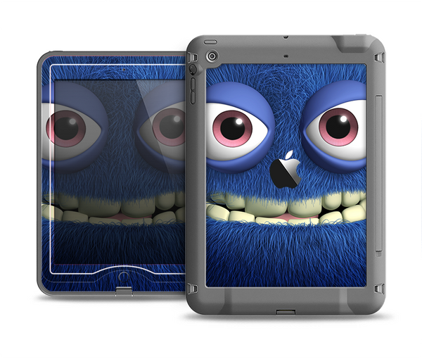 The Angry Blue Fury Monster Apple iPad Air LifeProof Nuud Case Skin Set