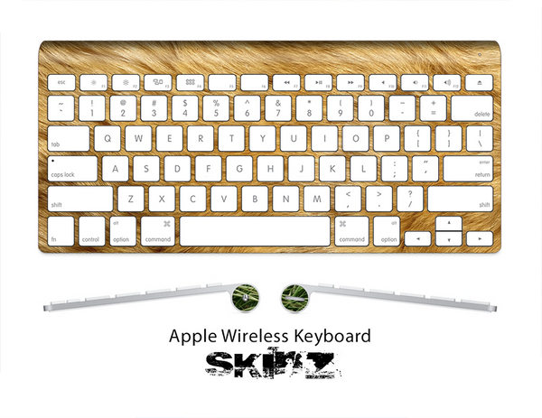 The Animal Furry Skin For The Apple Wireless Keyboard