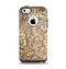 The Antique Floral Lace Pattern Apple iPhone 5c Otterbox Commuter Case Skin Set