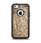 The Antique Floral Lace Pattern Apple iPhone 5c Otterbox Defender Case Skin Set