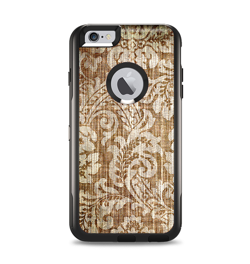 The Antique Floral Lace Pattern Apple iPhone 6 Plus Otterbox Commuter Case Skin Set