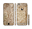 The Antique Floral Lace Pattern Sectioned Skin Series for the Apple iPhone 6