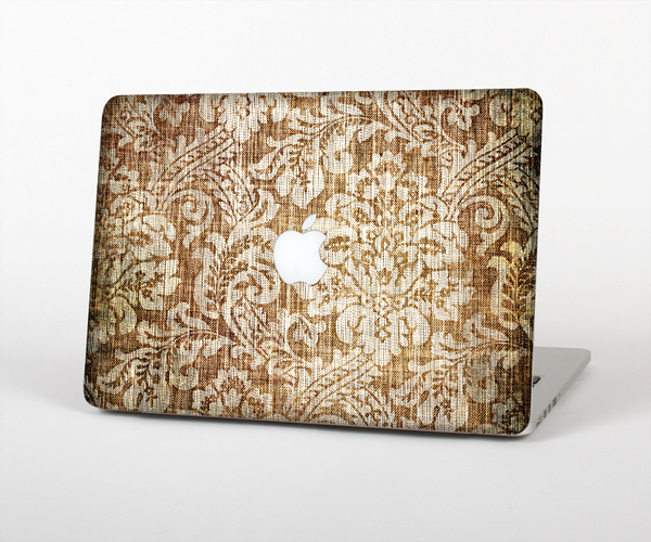 The Antique Floral Lace Pattern Skin Set for the Apple MacBook Pro 13" with Retina Display