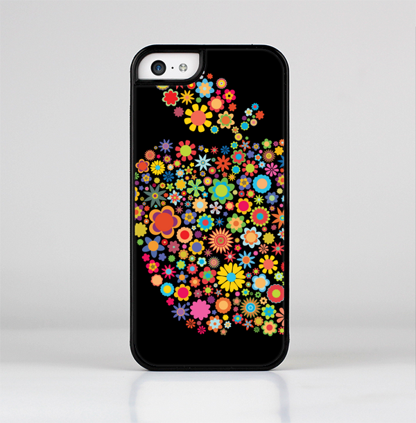 The Apple Icon Floral Collage Skin-Sert Case for the Apple iPhone 5c