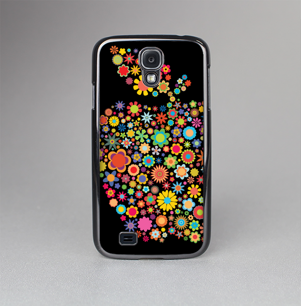 The Apple Icon Floral Collage Skin-Sert Case for the Samsung Galaxy S4
