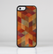 The Autumn Colored Geometric Pattern Skin-Sert Case for the Apple iPhone 5c
