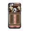 The Aztec Pink & Brown Lion Pattern Apple iPhone 6 Plus Otterbox Commuter Case Skin Set