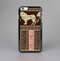 The Aztec Pink & Brown Lion Pattern Skin-Sert Case for the Apple iPhone 6