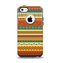 The Aztec Tribal Vintage Tan and Gold Pattern V6 Apple iPhone 5c Otterbox Commuter Case Skin Set