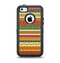 The Aztec Tribal Vintage Tan and Gold Pattern V6 Apple iPhone 5c Otterbox Defender Case Skin Set