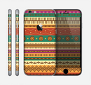 The Aztec Tribal Vintage Tan and Gold Pattern V6 Skin for the Apple iPhone 6