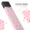 The Baby Pink Watercolor Stars - Premium Decal Protective Skin-Wrap Sticker compatible with the Juul Labs vaping device