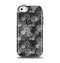 The Back & White Abstract Swirl Pattern Apple iPhone 5c Otterbox Symmetry Case Skin Set