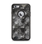The Back & White Abstract Swirl Pattern Apple iPhone 6 Plus Otterbox Defender Case Skin Set