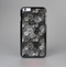 The Back & White Abstract Swirl Pattern Skin-Sert Case for the Apple iPhone 6