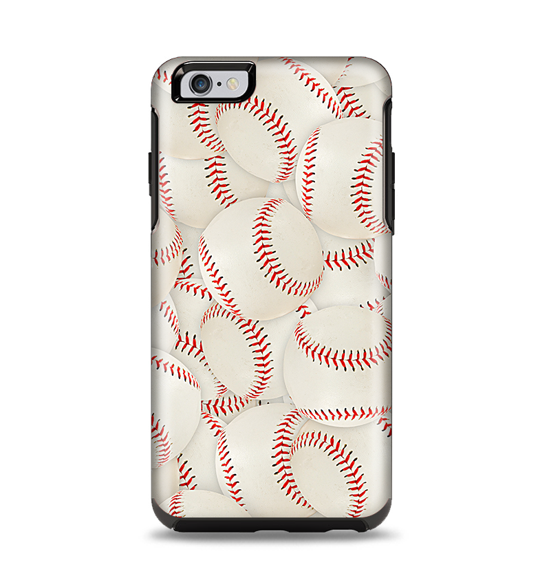 The Baseball Overlay Apple iPhone 6 Plus Otterbox Symmetry Case Skin Set