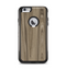 The Beige Woodgrain Apple iPhone 6 Plus Otterbox Commuter Case Skin Set