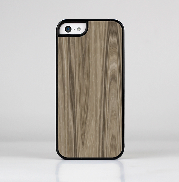 The Beige Woodgrain Skin-Sert Case for the Apple iPhone 5c