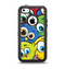 The Big-Eyed Highlighted Cartoon Birds Apple iPhone 5c Otterbox Defender Case Skin Set