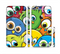 The Big-Eyed Highlighted Cartoon Birds Sectioned Skin Series for the Apple iPhone 6