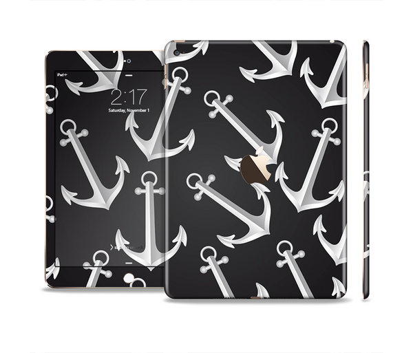 The Black Anchor Collage Skin Set for the Apple iPad Air 2