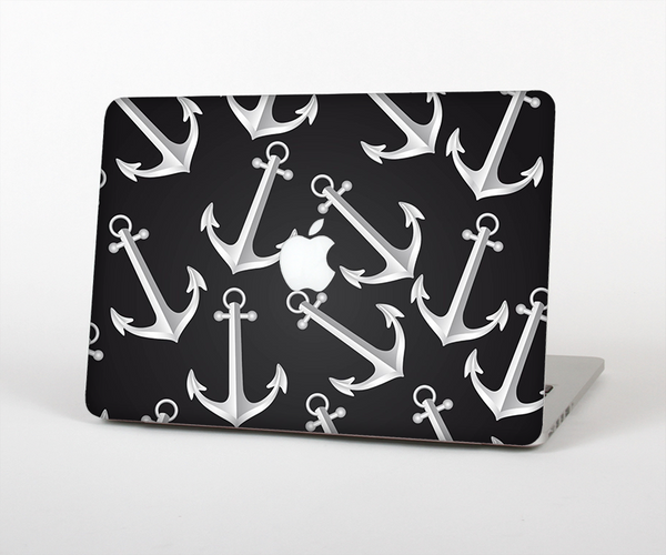The Black Anchor Collage Skin Set for the Apple MacBook Air 13"