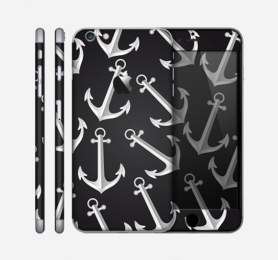 The Black Anchor Collage Skin for the Apple iPhone 6 Plus