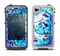 The Black & Bright Color Floral Pastel Apple iPhone 4-4s LifeProof Fre Case Skin Set