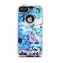 The Black & Bright Color Floral Pastel Apple iPhone 5-5s Otterbox Commuter Case Skin Set
