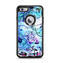 The Black & Bright Color Floral Pastel Apple iPhone 6 Plus Otterbox Defender Case Skin Set