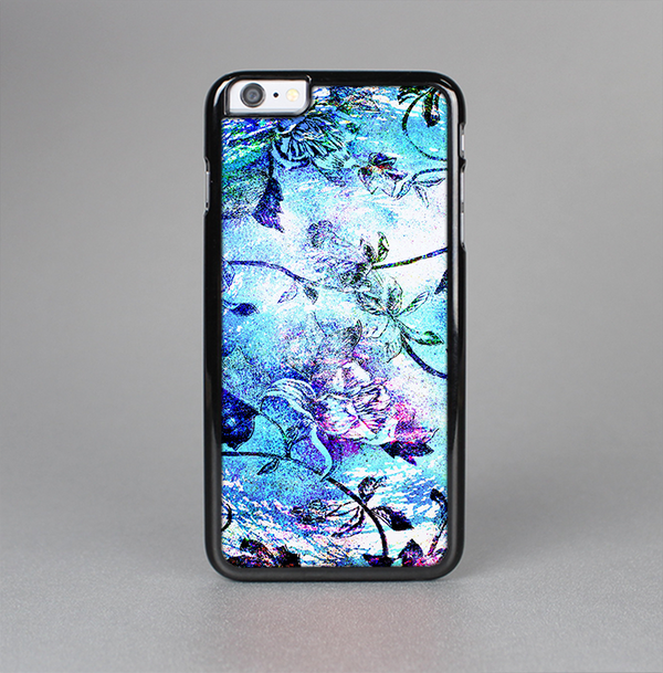 The Black & Bright Color Floral Pastel Skin-Sert Case for the Apple iPhone 6