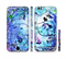 The Black & Bright Color Floral Pastel Sectioned Skin Series for the Apple iPhone 6