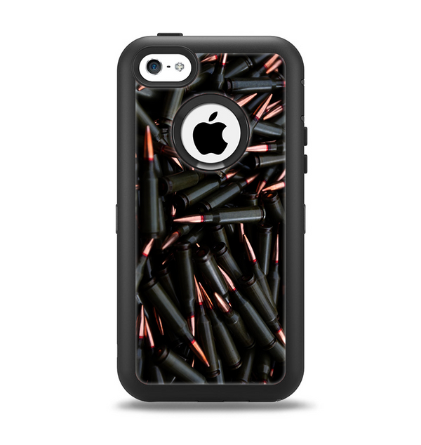 The Black Bullet Bundle Apple iPhone 5c Otterbox Defender Case Skin Set